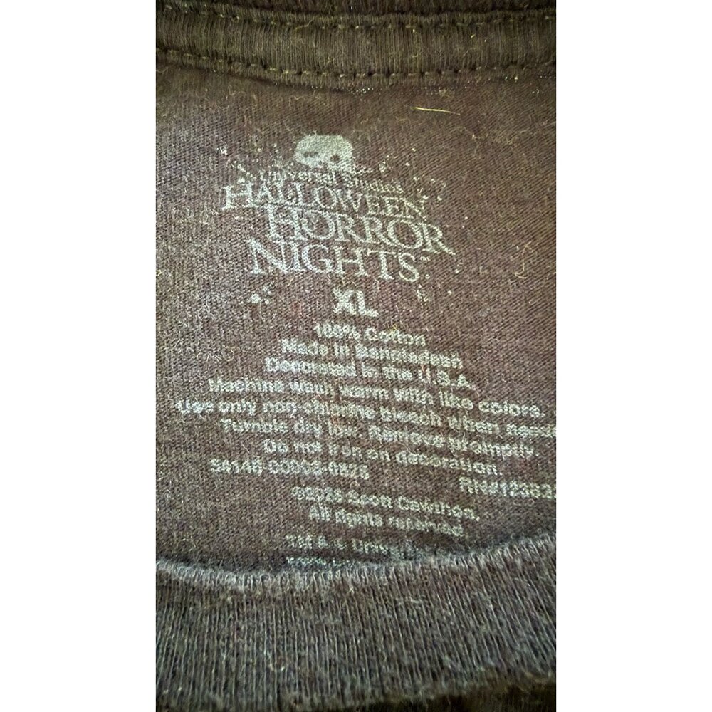 Universal Studios HHN 2025 Five Nights At Freddy's T-Shirt Black Graphic XL - Picture 4 of 5